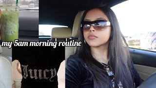 My morning routine (as a senior in High School)