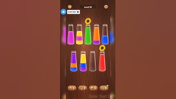 Water Sort - Level 18 #watersortpuzzle #games #gameplay #gaming #level #puzzle #relaxing #funny