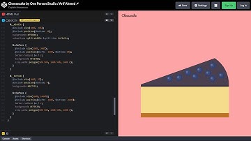 ASMR Programming - CHEESECAKE in PUG & SCSS - No Talking