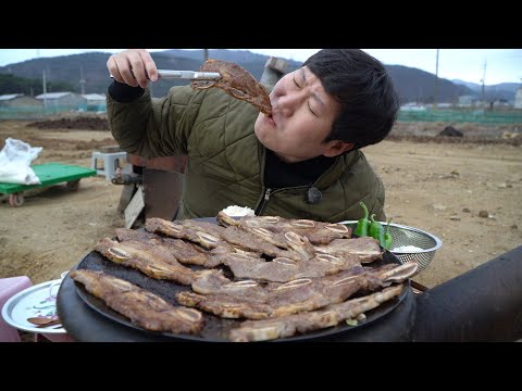 LA갈비(Galbi)는 통째로 뜯는 맛!! LA갈비 (Korean style short ribs) 요리&먹방!! - Mukbang eating show