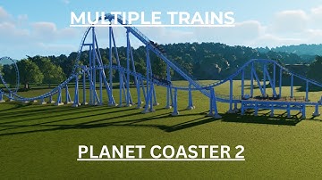 How To Get Multiple Trains On A Coaster: Planet Coaster 2 Tutorial