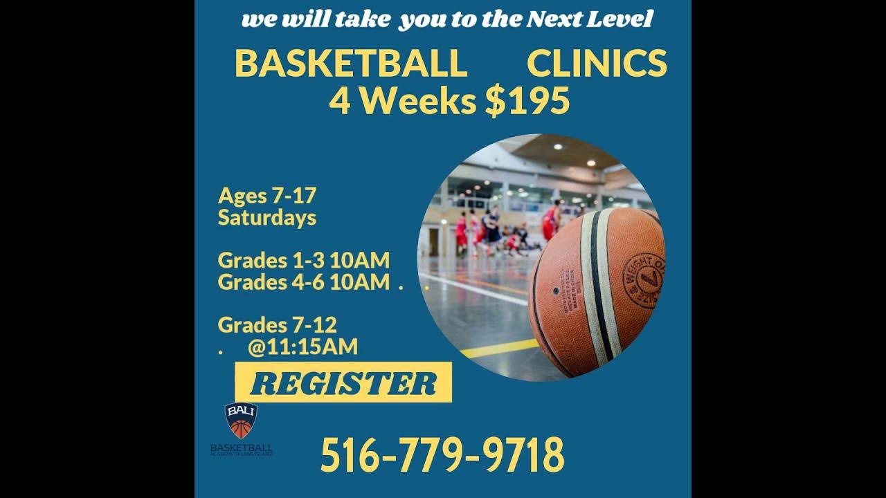 BASKETBALL CLINICS 4 Weeks 195 YouTube