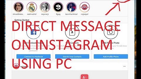 HOW TO SEND DIRECT MESSAGE ON INSTAGRAM USING PC! -2017!!
