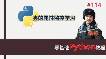 零基础Python教程114期 类的属性监控学习#编程创造城市#刘金玉