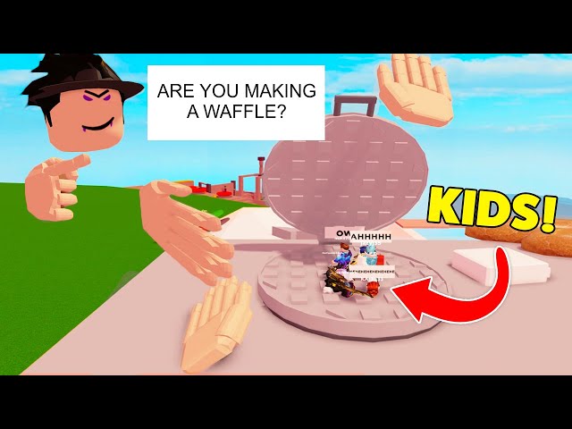 Roblox Vr Hands I Decided To Cook Waffles With Players Funny Hilarious Moments Video Bakery - how to get vr hands in roblox without vr
