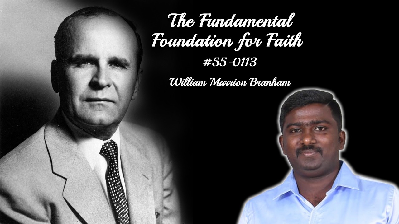 The Fundamental Foundation For Faith - 55-0113 (Bible Study) | 18-02-2026 | Bro. Calvin Finny | CT