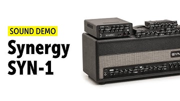 Synergy SYN-1 - Steve Vai , Bogner Ecstasy and Uberschall, Engl Powerball - Sound Demo (no talking)