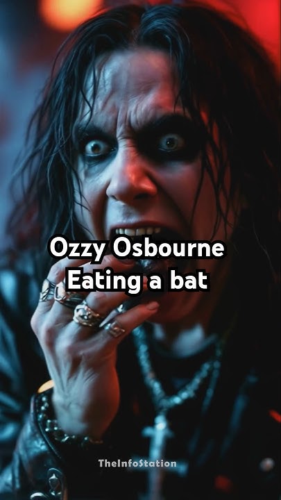 did ozzy osbourne eat a bat