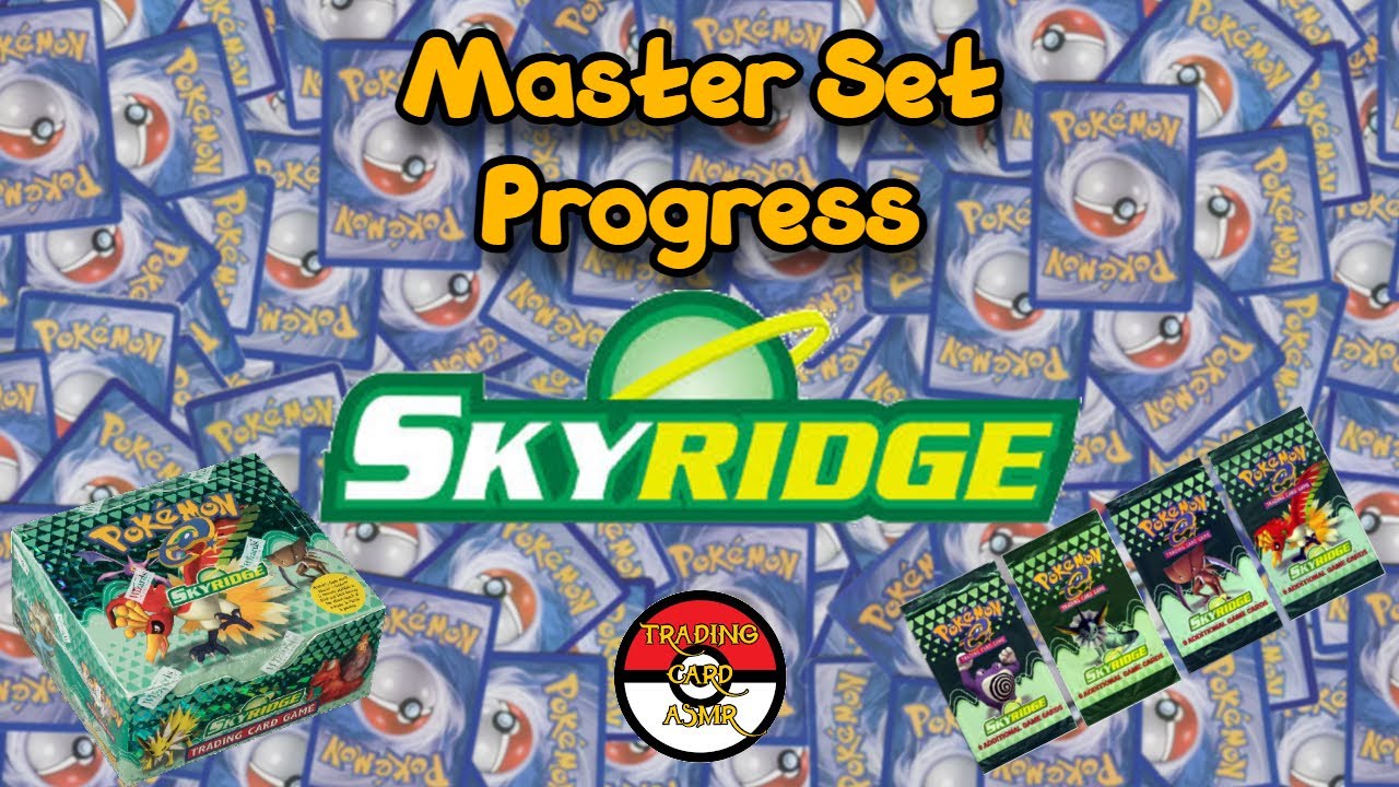 My Pokémon Skyridge Master Set Collection Progress So Far - Soft Spoken ...