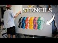 Multi-Layered Stencil Tutorial - Massive Canvas Project!