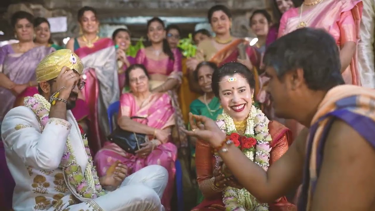 South Indian Temple Marriage at Bhoga Nandeeshwara | Sharan & Leily’s Wedding | Temple Wedding