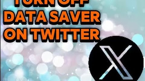 Databesparing op Twitter uitschakelen