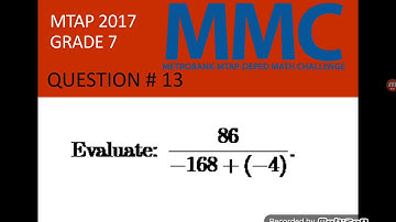 MTAP 2017 GRADE 7 QUESTION 13