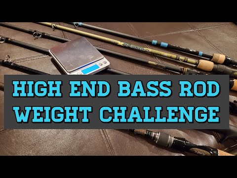 High end bass rod weigh off! Megabass vs Shimano vs St. Croix vs Gloomis (Is the NRX king?!)