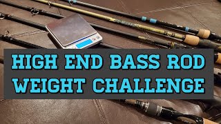 High end bass rod weigh off! Megabass vs Shimano vs St. Croix vs Gloomis (Is the NRX king?!)