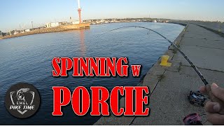 Łowienie śledzi na spinning w porcie