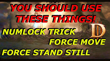 HOW TO AUTO CAST WITH THE NUMLOCK TRICK! HOW TO USE FORCE MOVE AND FORCE STAND STILL! DIABLO 3