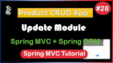 CRUD Operation using Spring MVC | Update Module Product CRUD Application | Spring MVC Tutorial