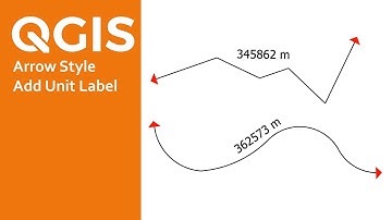 QGIS Arrow style &  Unit label