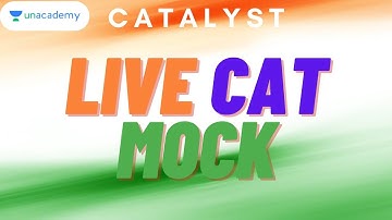emBark the LIVE CAT MOCK | LIVE on Unacademy Catalyst | CAT 2020