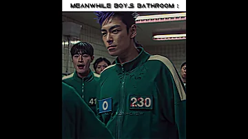 Girls Vs Boys Bathroom Squid Game Season 2 Edit DIA DELÍCIA Super Slowed 