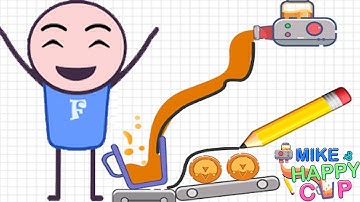 Mike & Happy Glass All Level 41-65 All Hints Walkthrough Gameplay