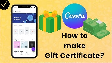 How to Make a Gift Certificate? - Canva Tips