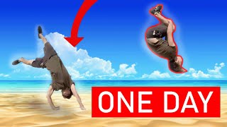 ROUNDOFF BACKFLIP in ONE DAY