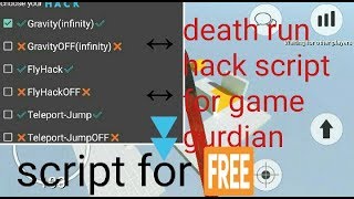 Deathrun portable hack with game guardian. Game guardian script for Deathrun portable.
