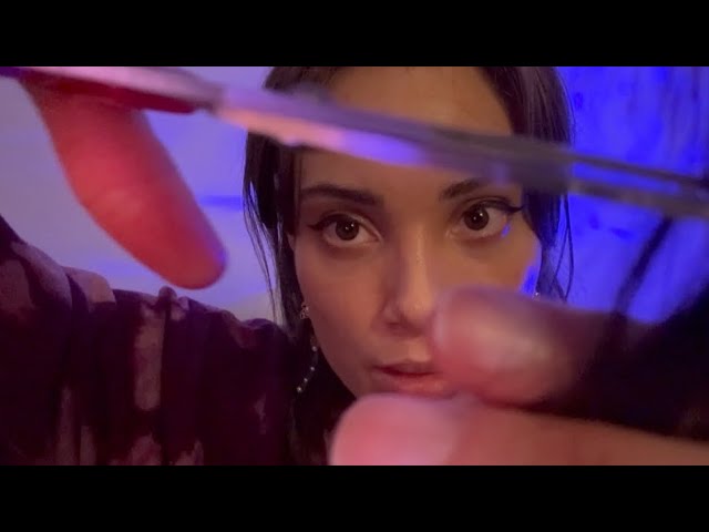 Cutting your bangs ASMR