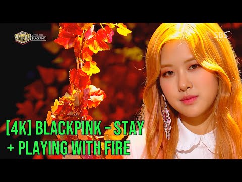 [ 4K LIVE ] BLACKPINK - Stay + Playing With Fire (COMEBACK SPECIAL) [ 161106 SBS Inkigayo ]