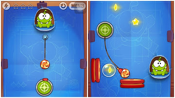 OM NOM CUT THE ROPE  FUNNY GAME #17 | GAME ON ANDROID/IOS