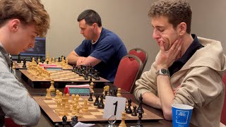 Thumbnail for Naroditsky, Belenkaya, Bortnyk, and Archer at the 2025 Charlotte Spring Open, Blitz side event