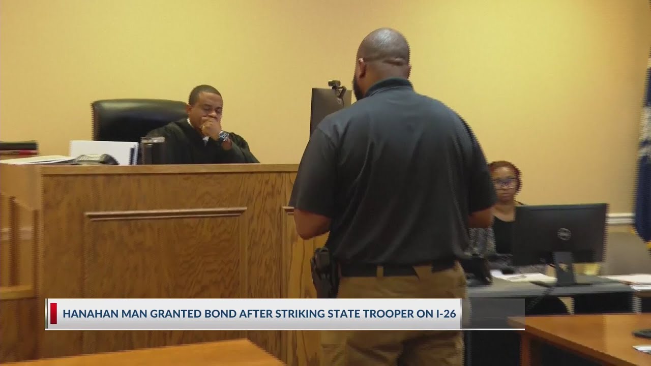 Hanahan man granted bond after striking state trooper while driving box ...