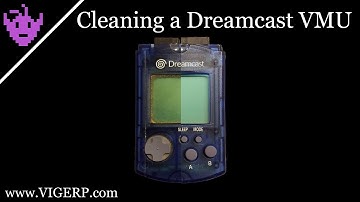Cleaning a Sega Dreamcast VMU