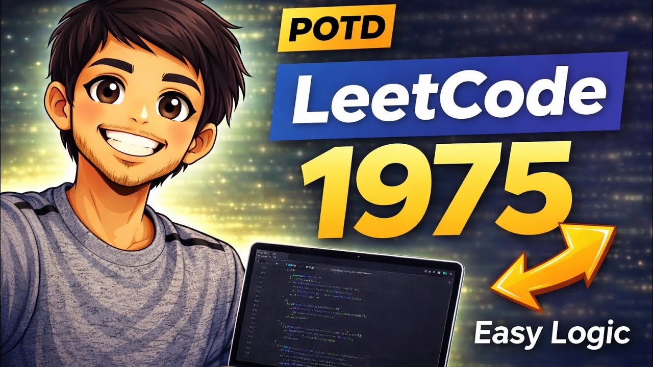 LeetCode 1975 | Maximum Matrix Sum | Easy Math Trick 😱 | POTD