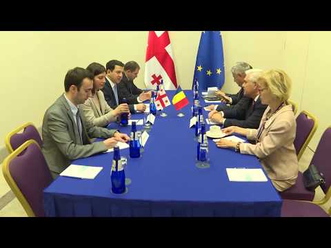 არჩილ თალაკვაძის შეხვედრა რუმინეთის პარლამენტის წარმომადგენელთა პალატის ვიცესპიკერთან