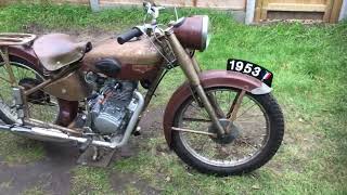 Motoconfort U2C/Motobecane Z2C 1953 Restomod first engine start.