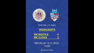 1.ŽNL.KC 2023/24. - 13.kolo - Koprivnica - NK Močile - NK Sloga 4:2 12.11.2023. - HD highlights