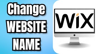 How To Change WEBSITE NAME In Wix