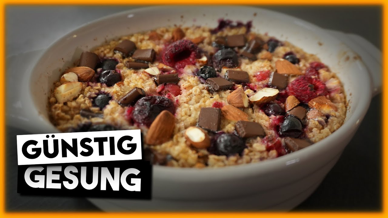 Vegane Baked Oats ohne Banane! - das perfekte Frühstück 🤩👌🏼