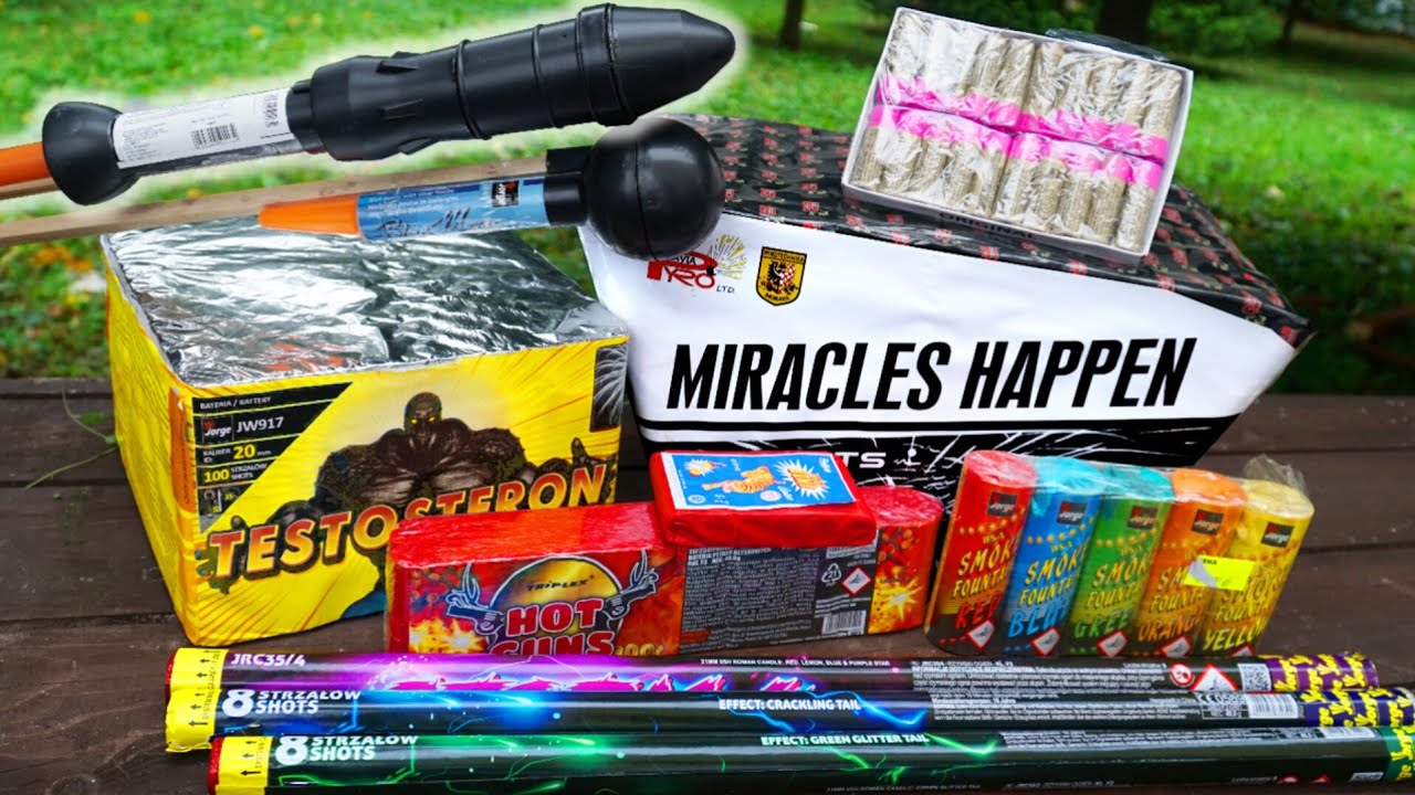 VEEL VUURWERK AFSTEKEN!