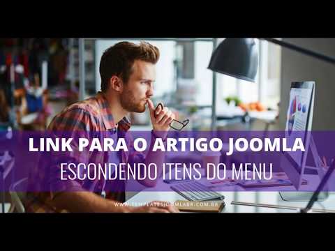 Vídeo: Como Remover O Menu Principal Do Joomla