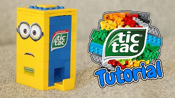 How to Build a LEGO Minion Tic Tac Candy Machine!