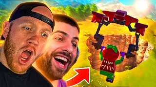 WE FOUND A SUPERCAVE IN LEGO FORTNITE...