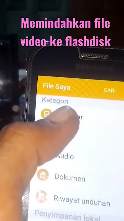 cara memindahkan file video ke flashdisk (part 1)