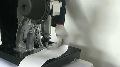 HP 9 Semi Automatic Grommet Machine - Operation