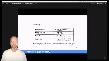 Week 3: Sales Velocity: How to Predict Revenue and Accelerate Growth