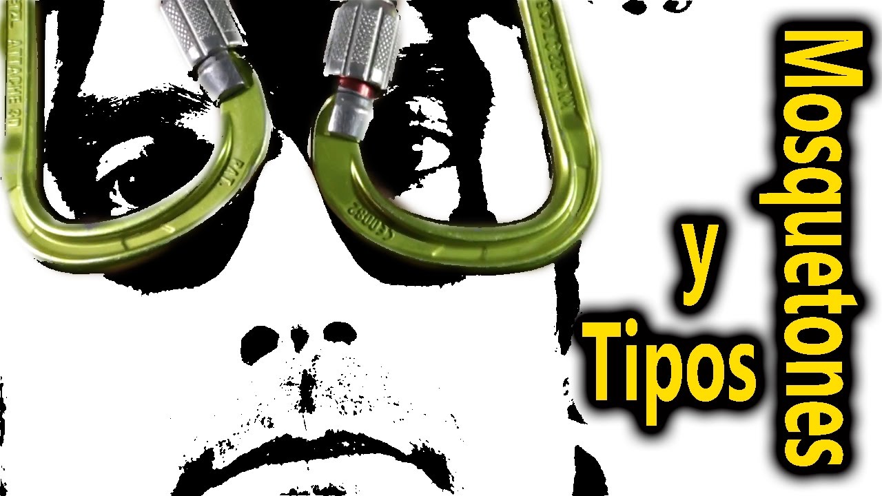 Tipos de mosquetones según su forma