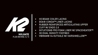 K2 Holgate Boot | 2020 Snowboard Boots